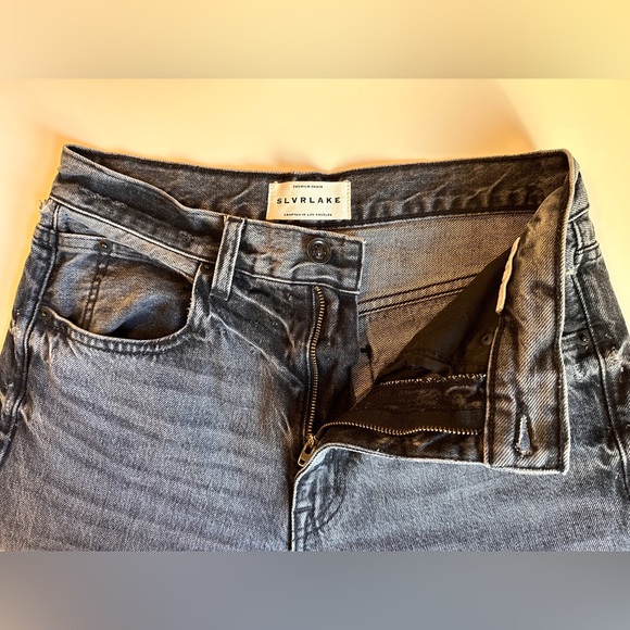 SLVRLAKE Brooklyn Relaxed Straight Leg Jeans - Picture 8 of 12